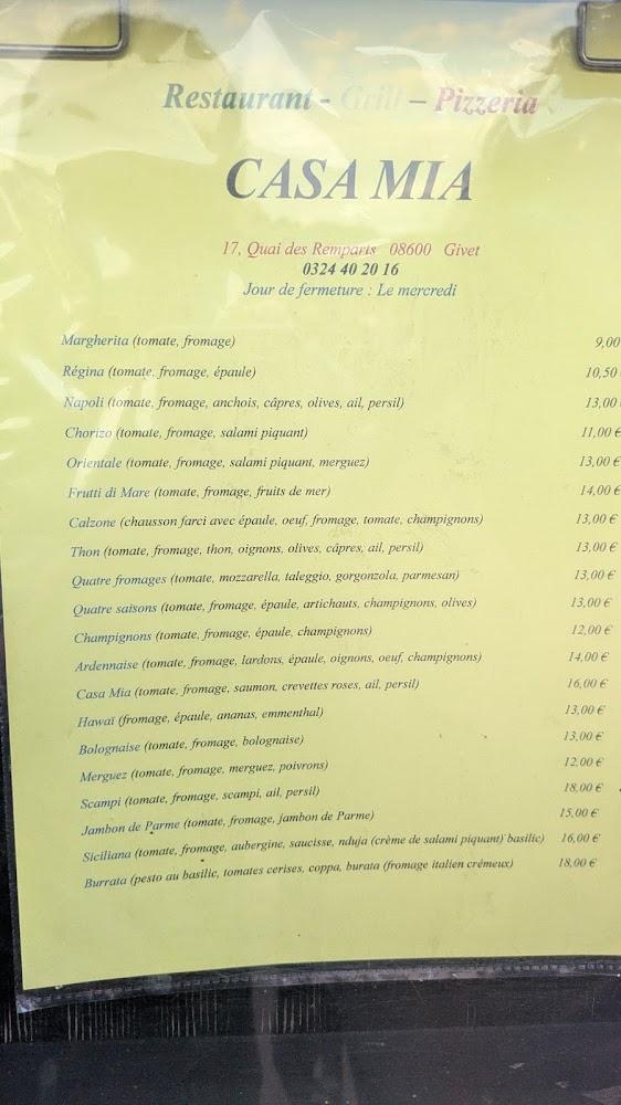 Casa Mia - Menu Image 3